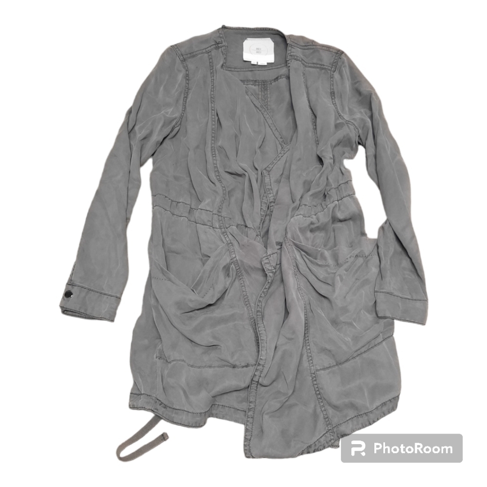 Anthropologie Hei Hei Womens Waterfall Army Utility Draped Jacket XS